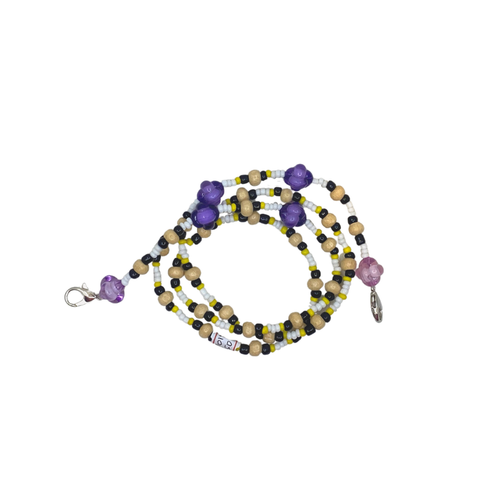 HABI Footwear and Lifestyle Beaded Mask Necklace