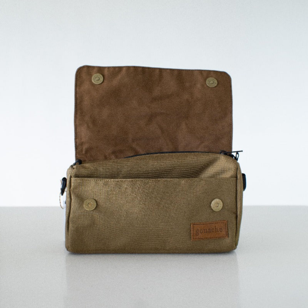 Gouache	Otto Waxed Canvas Rider Bag