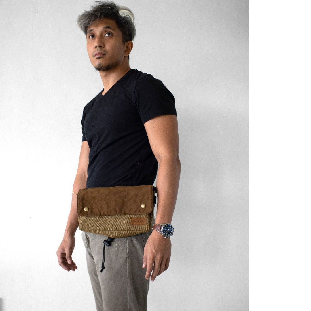 Gouache	Otto Waxed Canvas Rider Bag