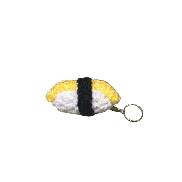 400 Lux Hand Crocheted Sushi Keychain