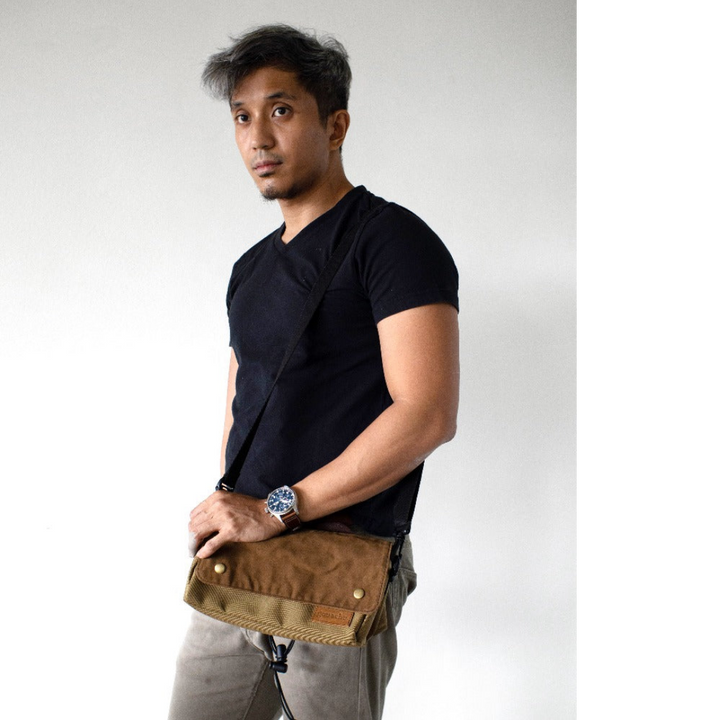 Gouache	Otto Waxed Canvas Rider Bag