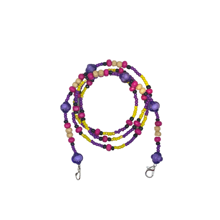 HABI Footwear and Lifestyle Beaded Mask Necklace