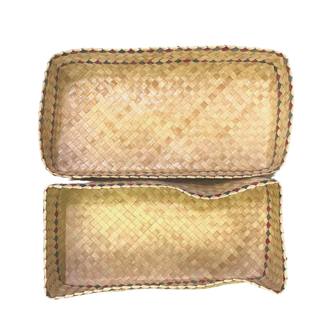 Mula Isla Christmas Handwoven Tampipi Buri Box