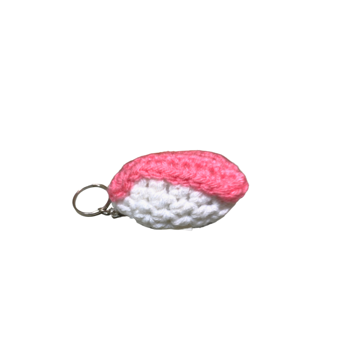 400 Lux Hand Crocheted Sushi Keychain