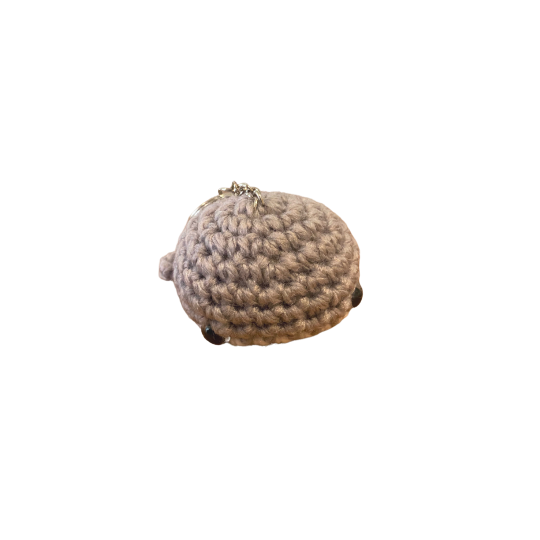 400 Lux Hand-Crocheted Whale Keychain