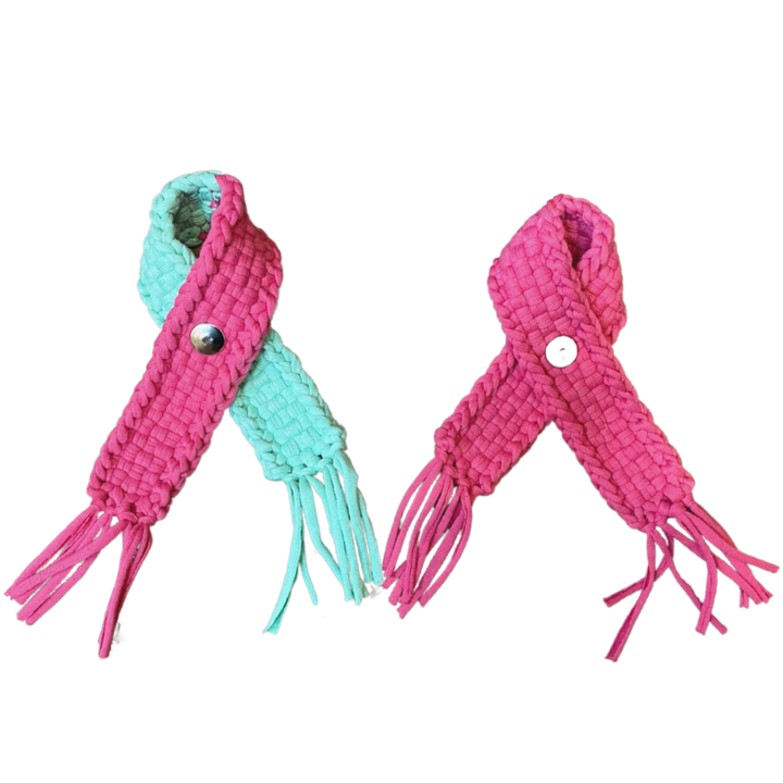 HABI Footwear and Lifestyle Handwoven Pink Ribbon