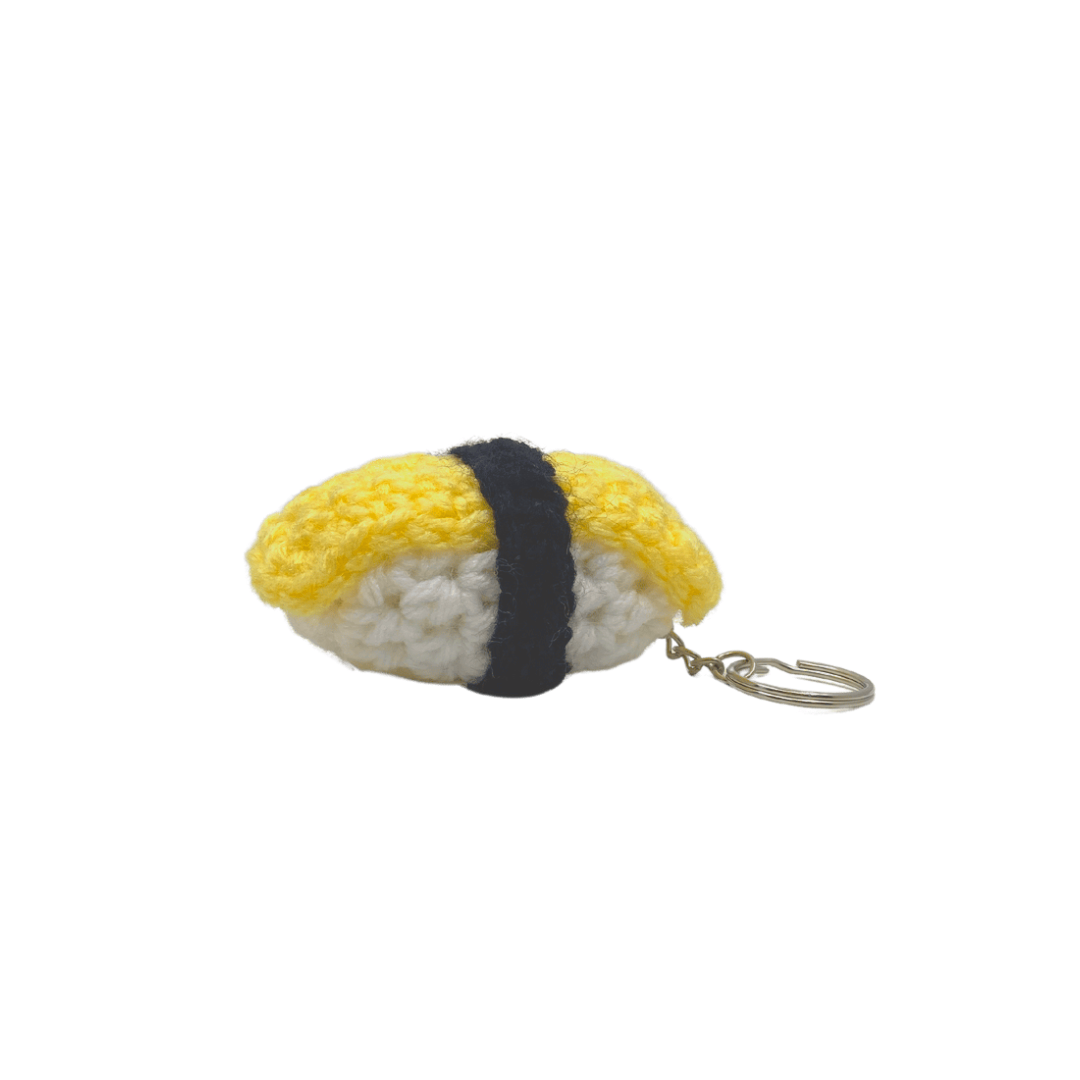 400 Lux Hand Crocheted Sushi Keychain