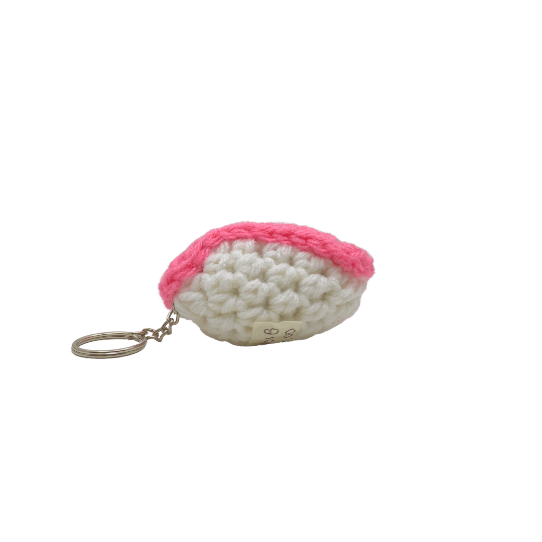 400 Lux Hand Crocheted Sushi Keychain