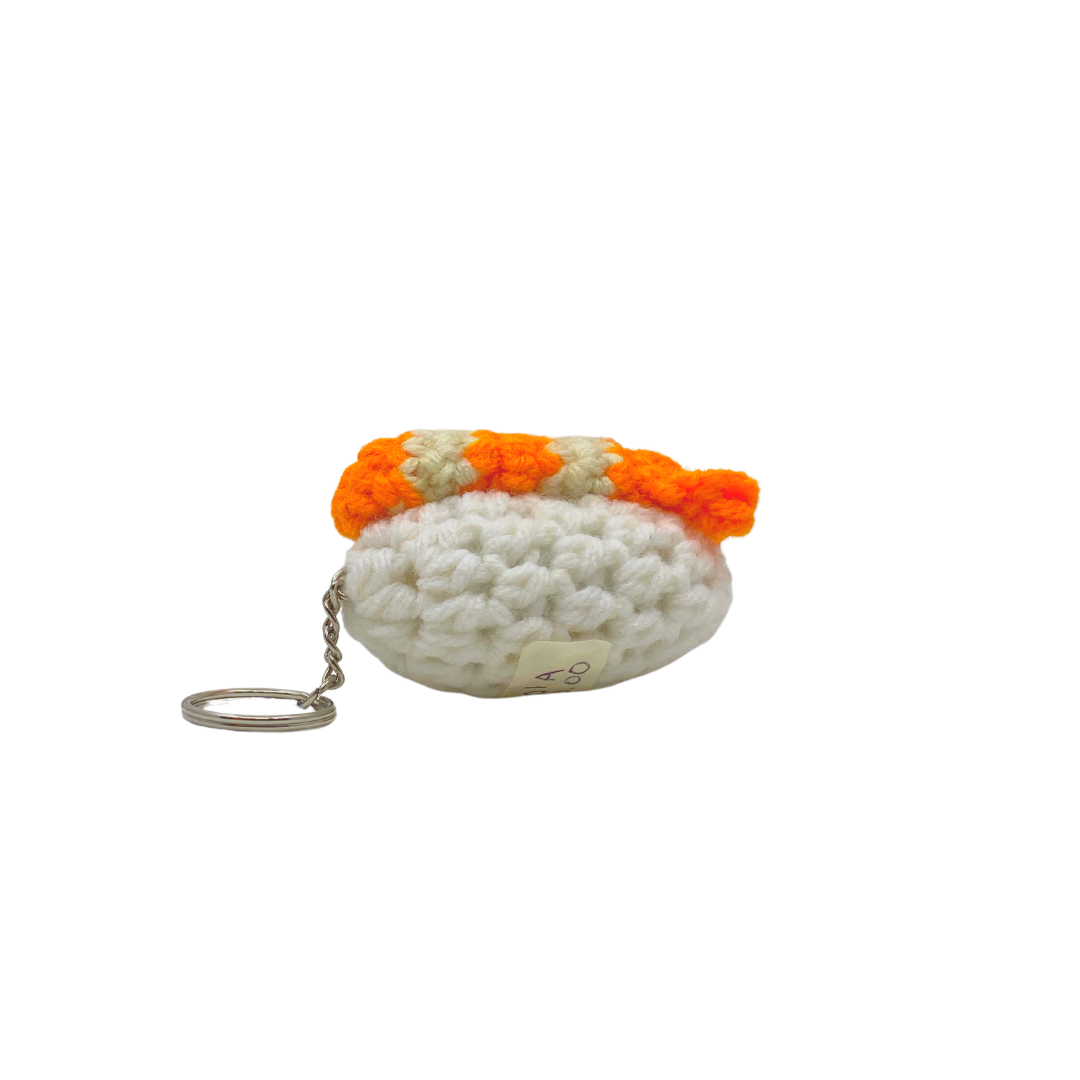 400 Lux Hand Crocheted Sushi Keychain