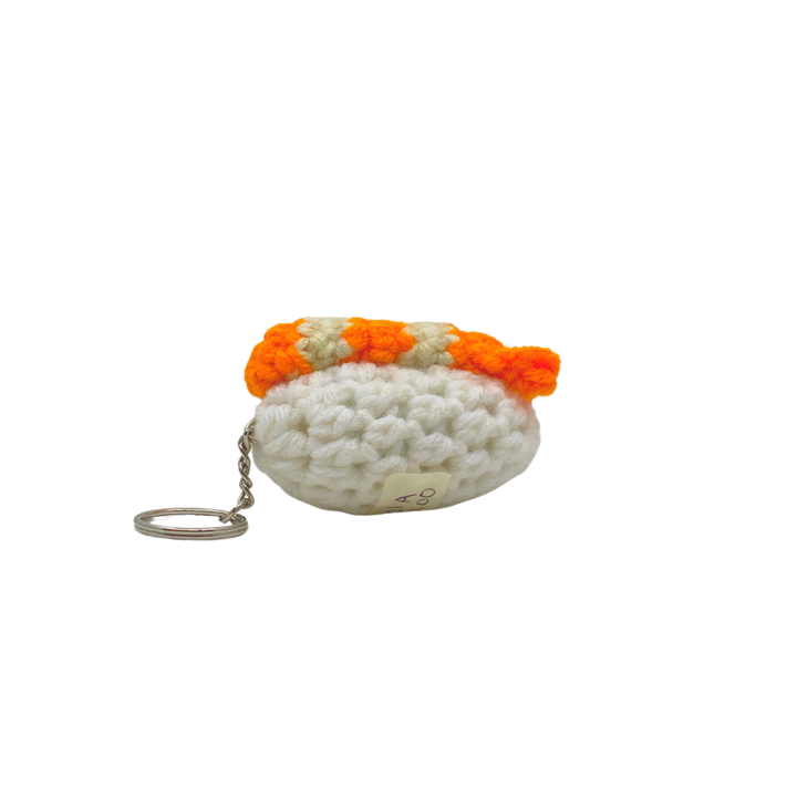 400 Lux Hand Crocheted Sushi Keychain