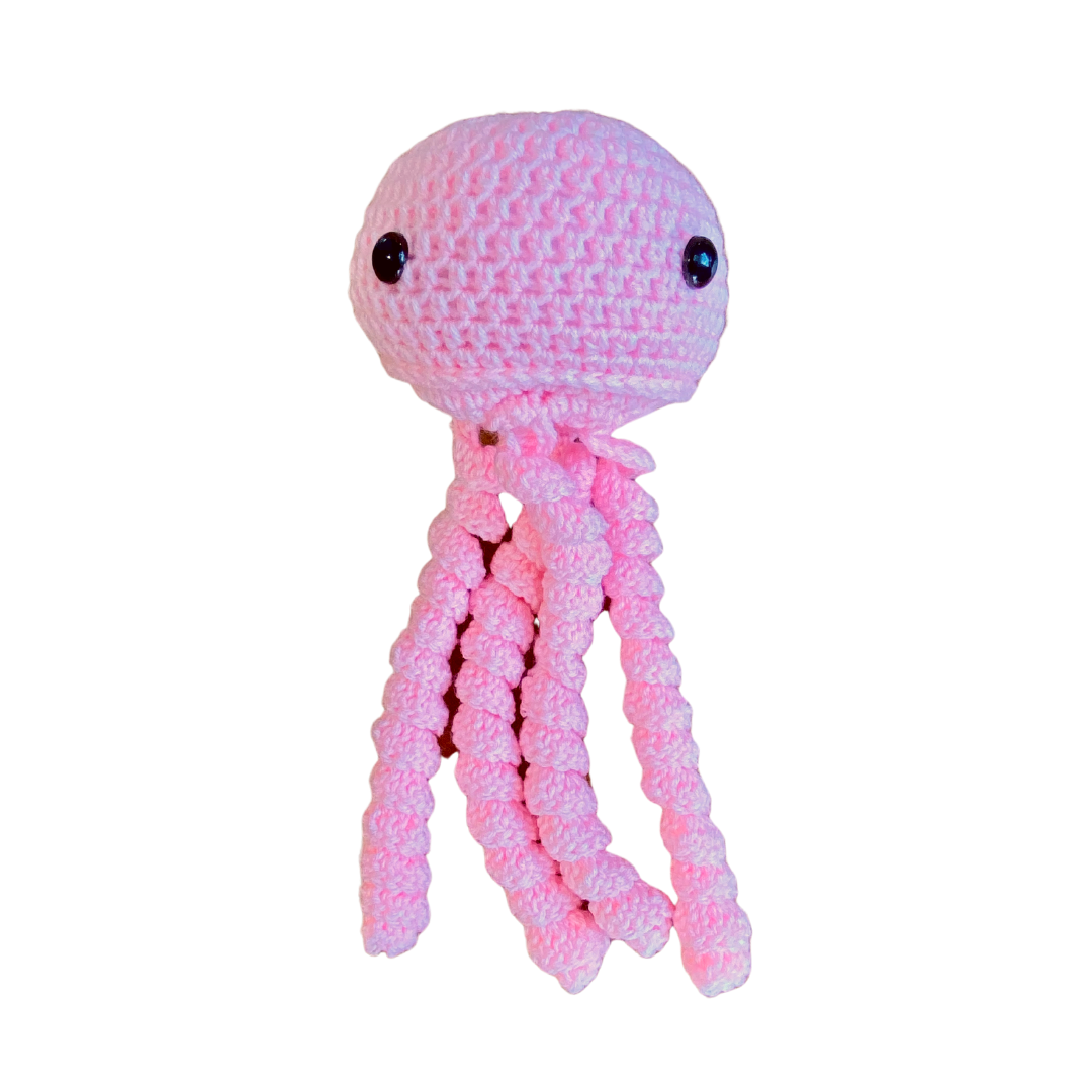 400 Lux Hand-Crocheted Jellyfish