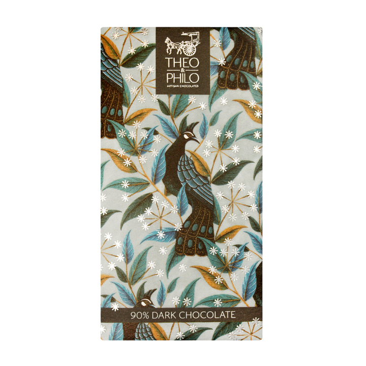 Theo and Philo Chocolates 90% Dark Chocolate Bar