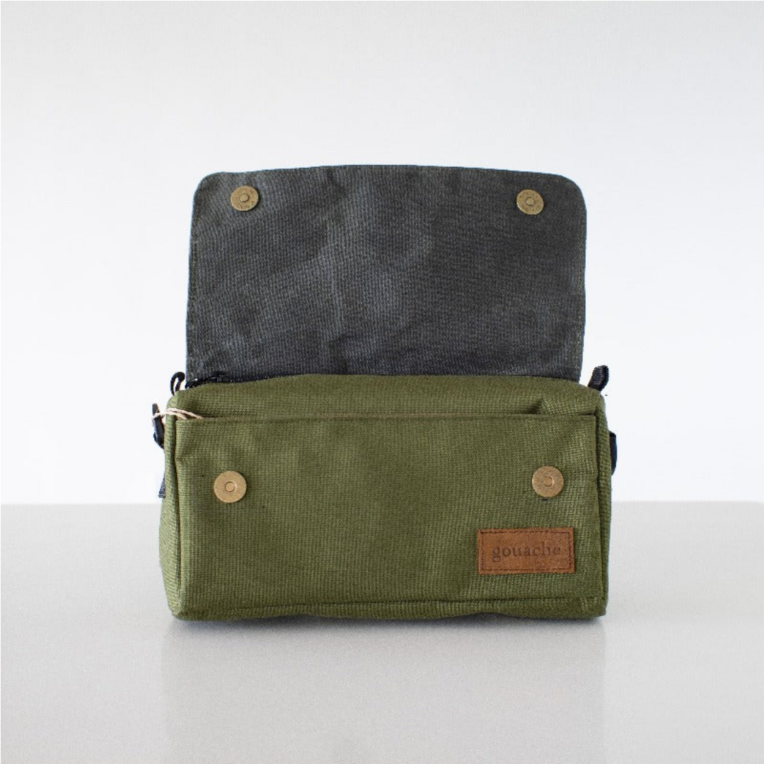 Gouache	Otto Waxed Canvas Rider Bag