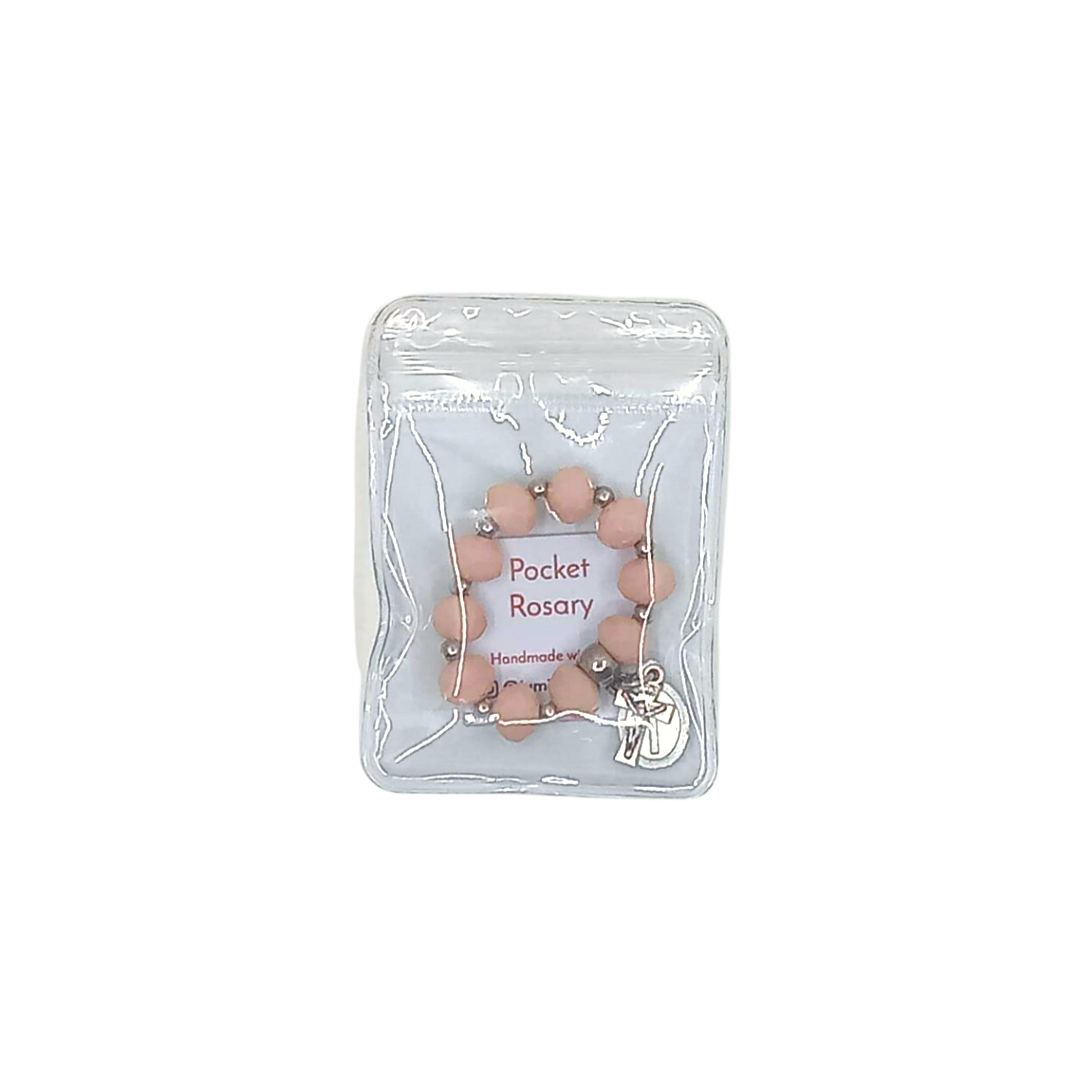 Jumimo by Vickit Glass Beads Pocket Rosary