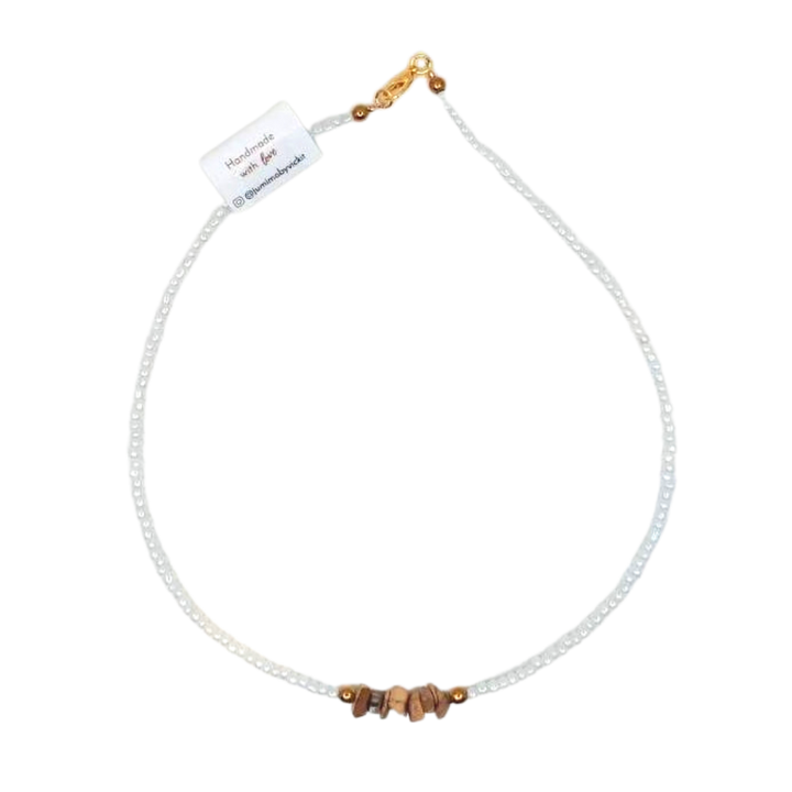 Jumimo by Vickit Chips Stone Choker