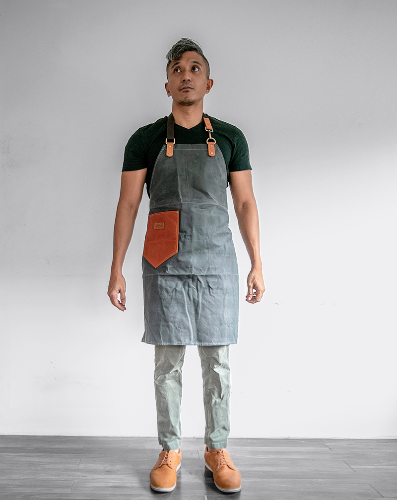Gouache Bennett Waxed Canvas Apron