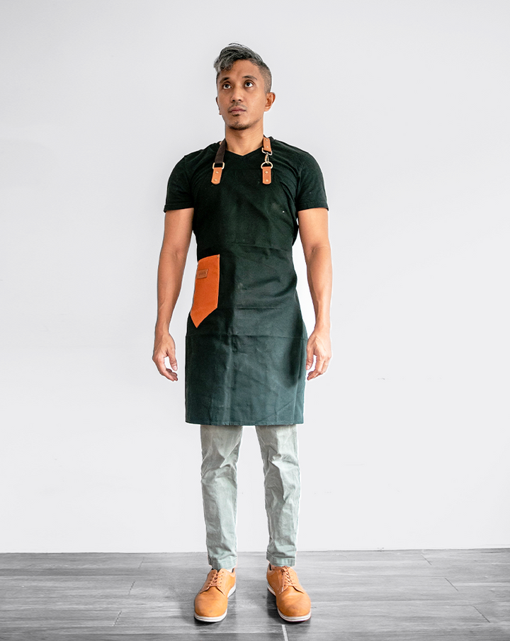 Gouache Bennett Waxed Canvas Apron