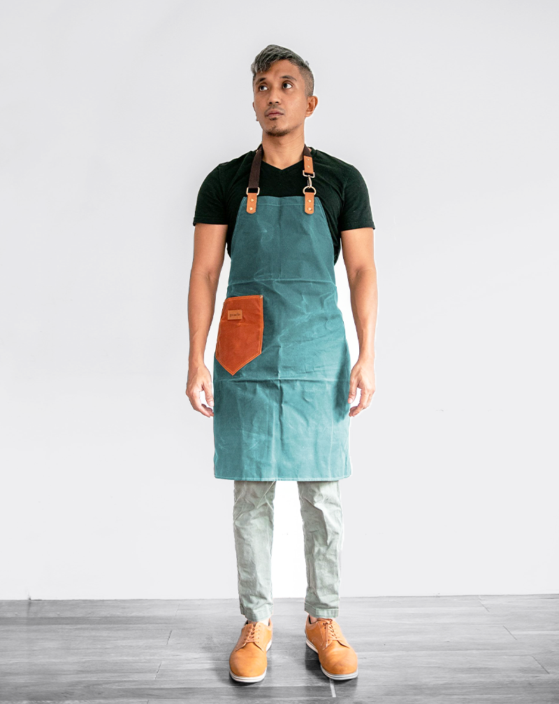 Gouache Bennett Waxed Canvas Apron