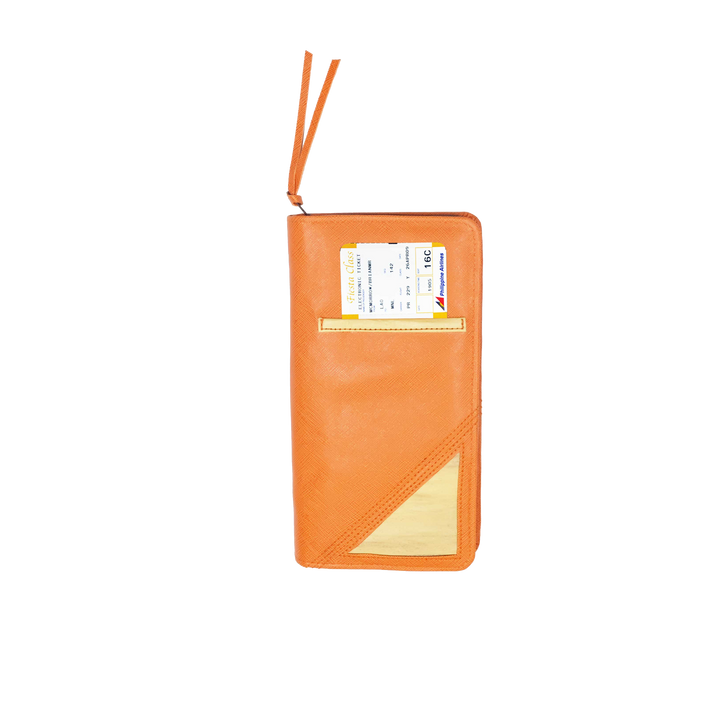Bucket List Vegan Leather Travel Wallet - Roots Collective PH