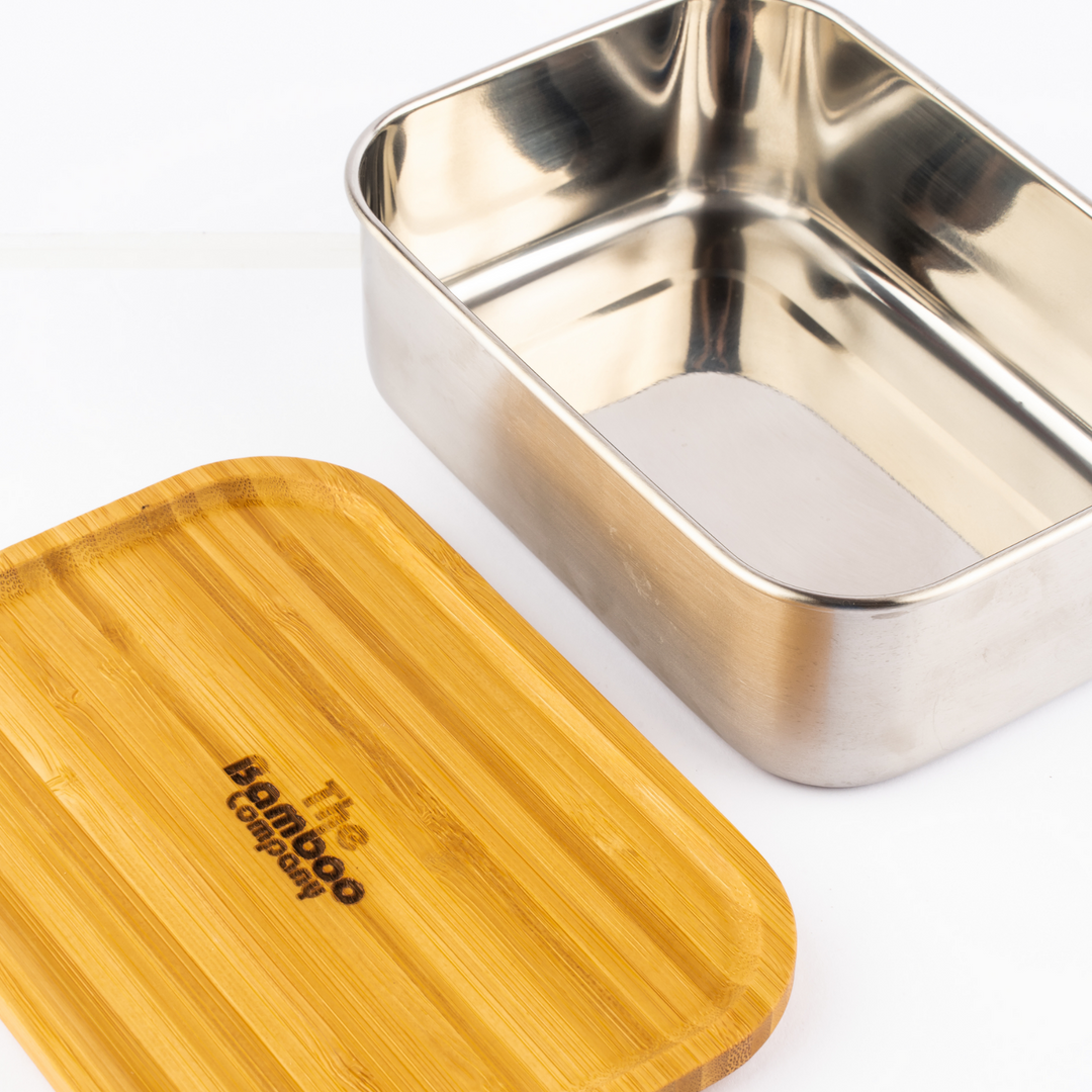 The Bamboo Company Lakbawayan Bambaunan Bamboo and Stainless Steel Lunchbox