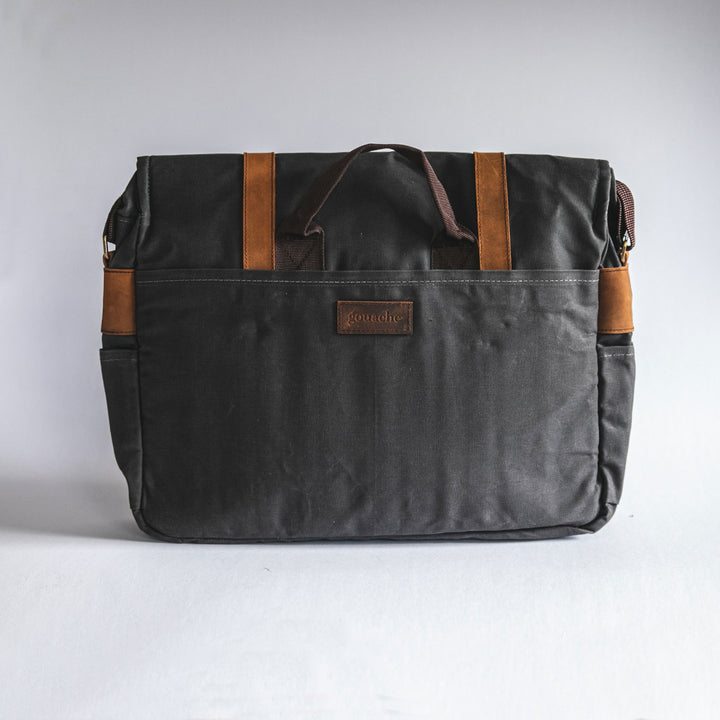 City Waxed Canvas Messenger Bag - Roots Collective PH