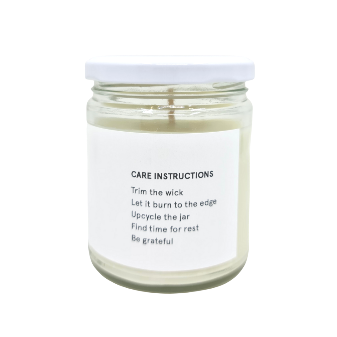 Pahulay Handcrafted Soy Palm Wax Candle in Honeymoon