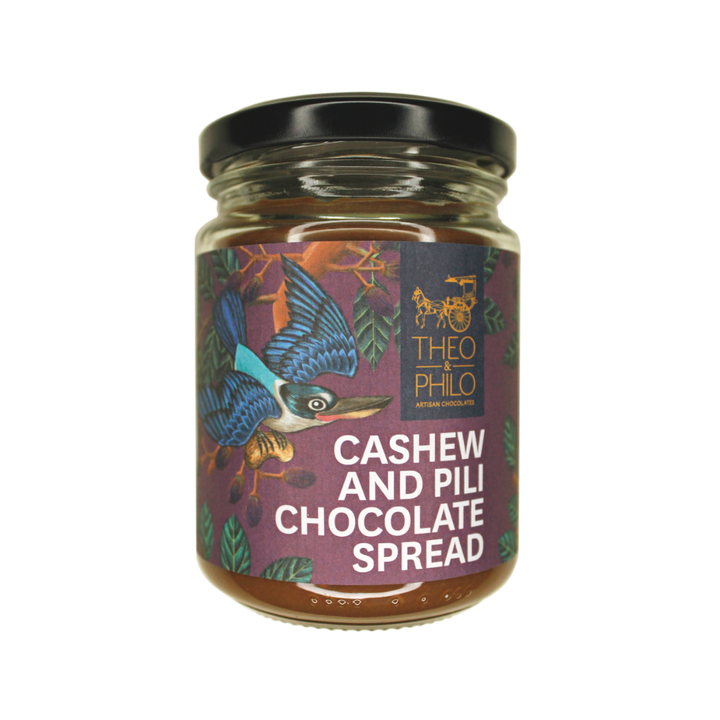 Theo and Philo Chocolates Cashew and Pili Chocolate Spread