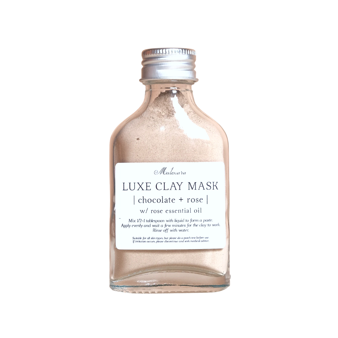 Matenara Chocolate and Rose Luxe Clay Mask