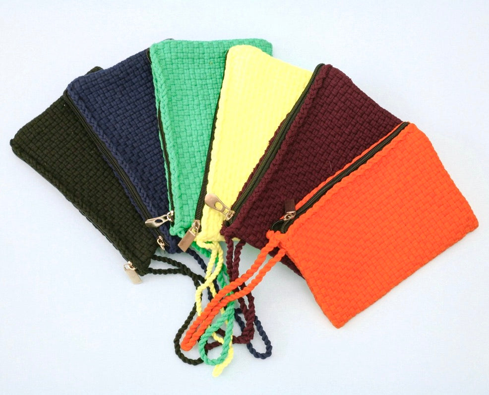 Hand-Woven Wristlet Pouch - Roots Collective PH