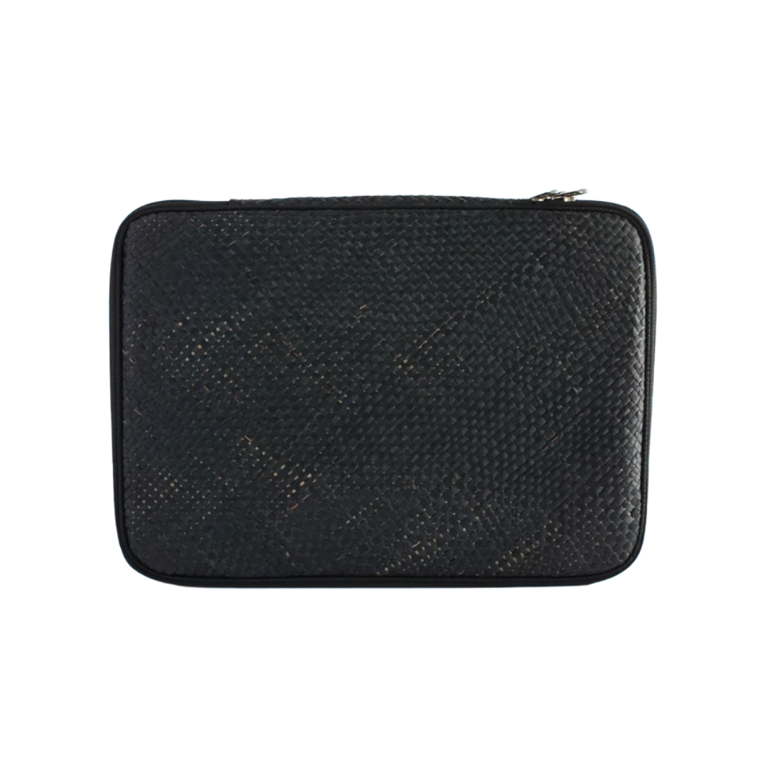 Woven Abre Tikog Grass Laptop Sleeve in Vinta