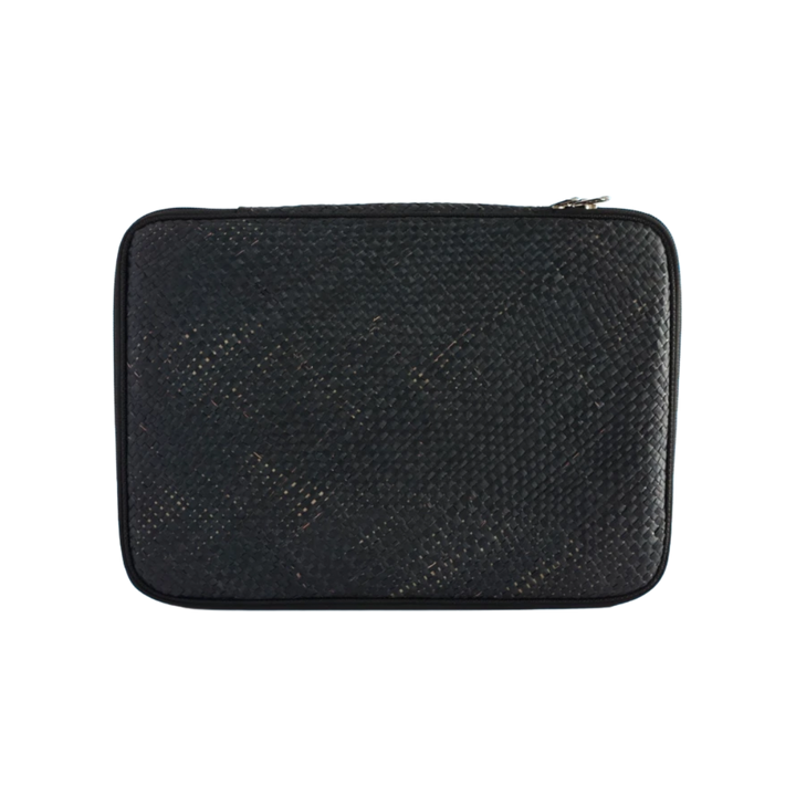 Woven Abre Tikog Grass Laptop Sleeve in Vinta