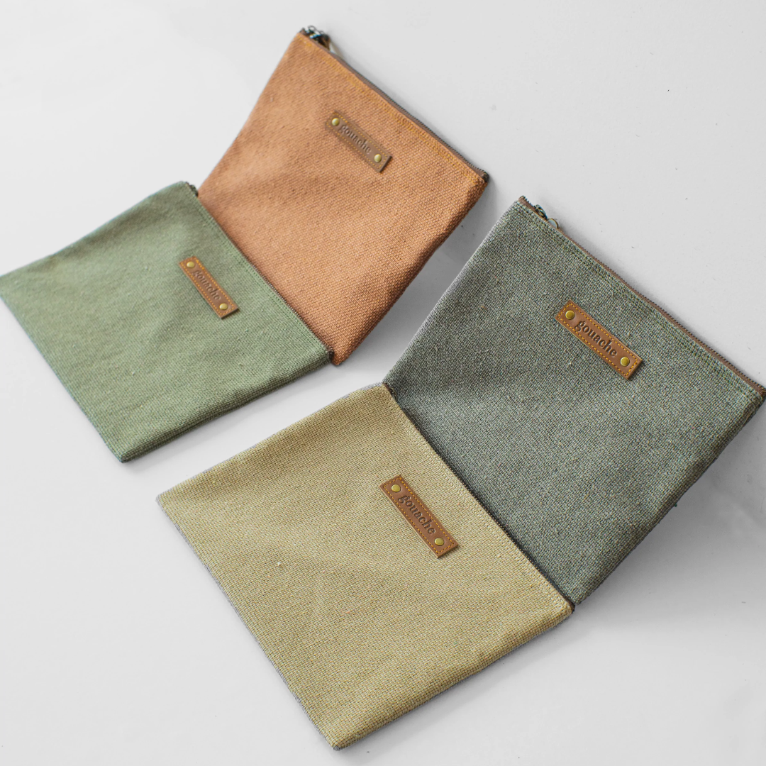 Gouache Charlie Canvas Pouch