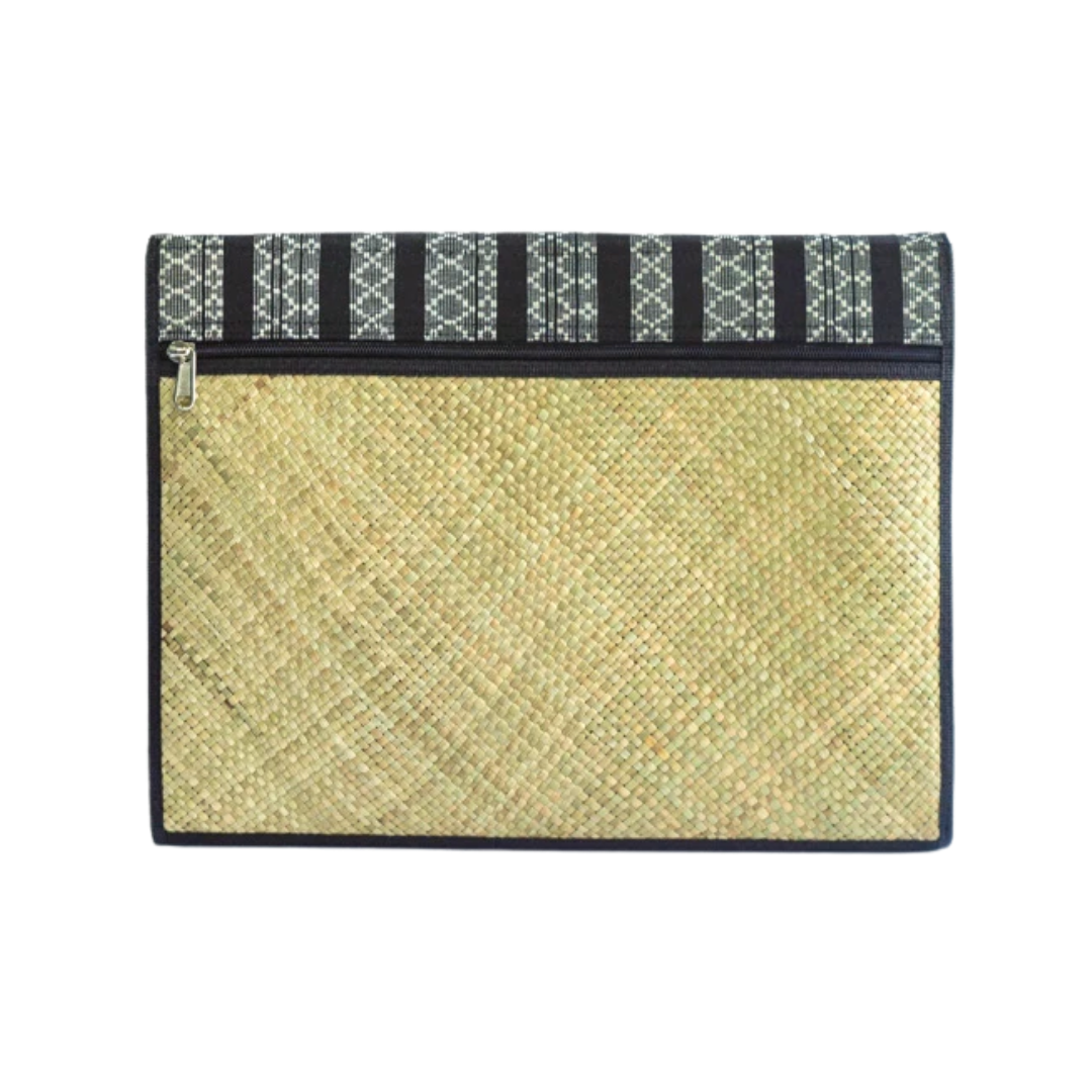 Woven Lingkat Tikog Grass and Indigenous Weaves Laptop Sleeve