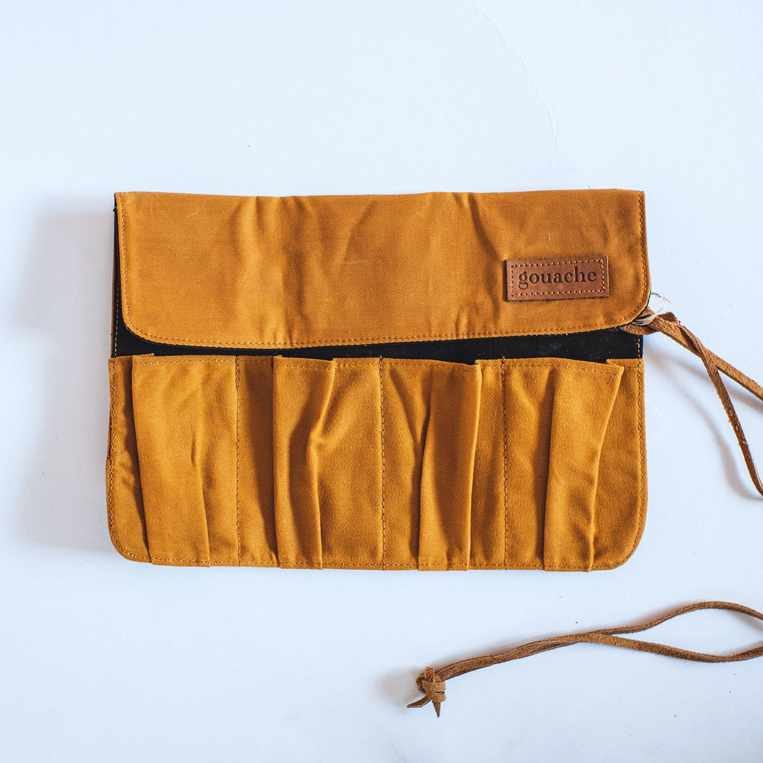 Barrie Waxed Canvas Watch Roll - Roots Collective PH