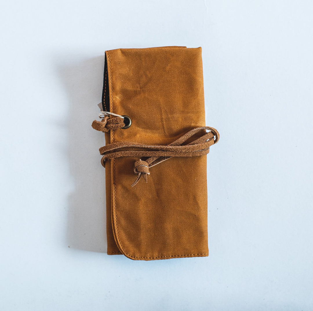 Barrie Waxed Canvas Watch Roll - Roots Collective PH