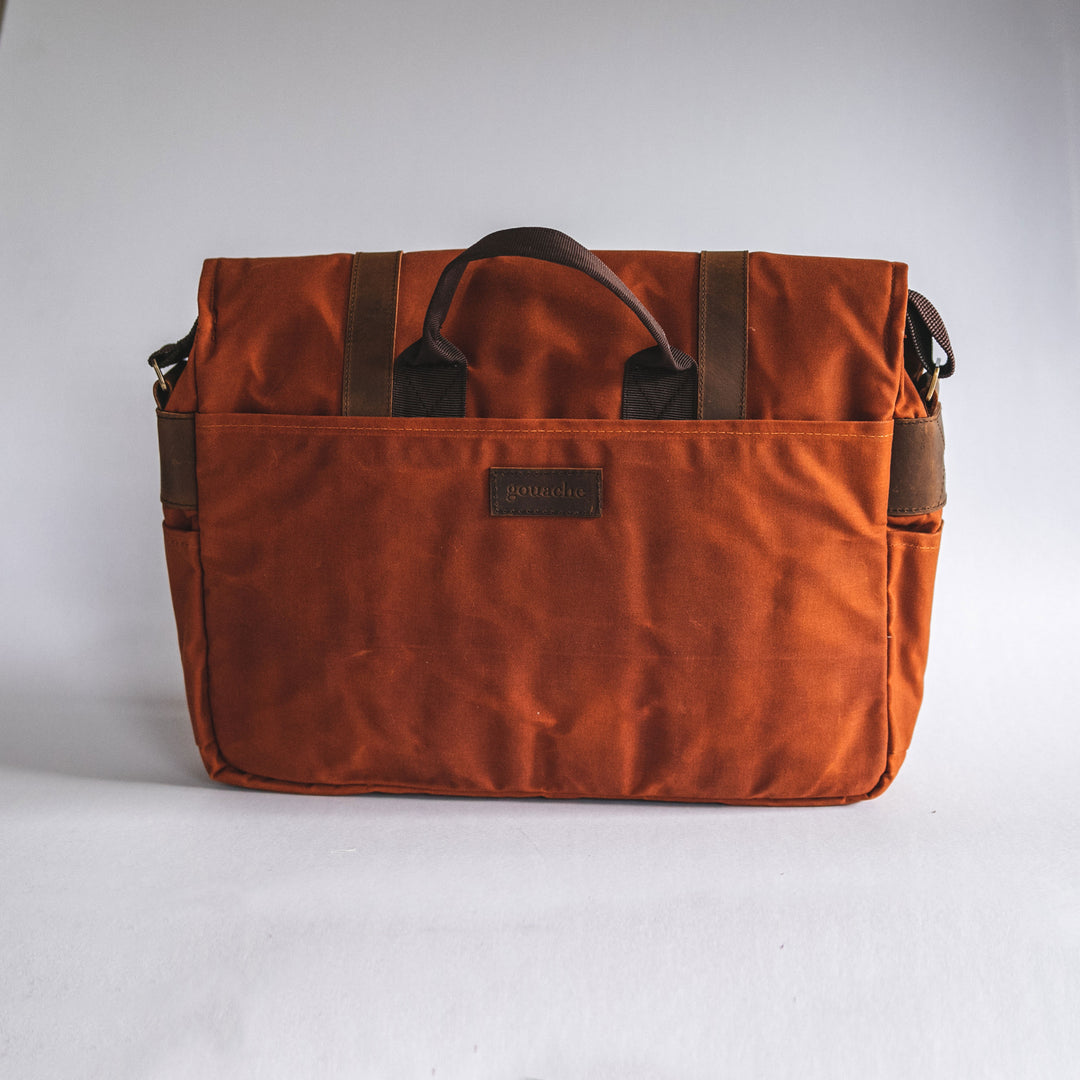 City Waxed Canvas Messenger Bag - Roots Collective PH