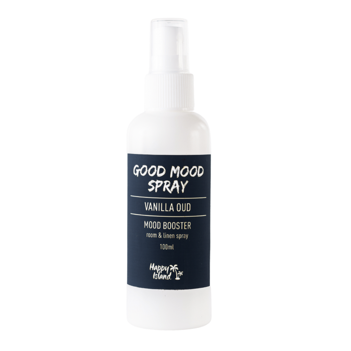 Happy Island Good Mood Spray in Vanilla Oud (100mL)