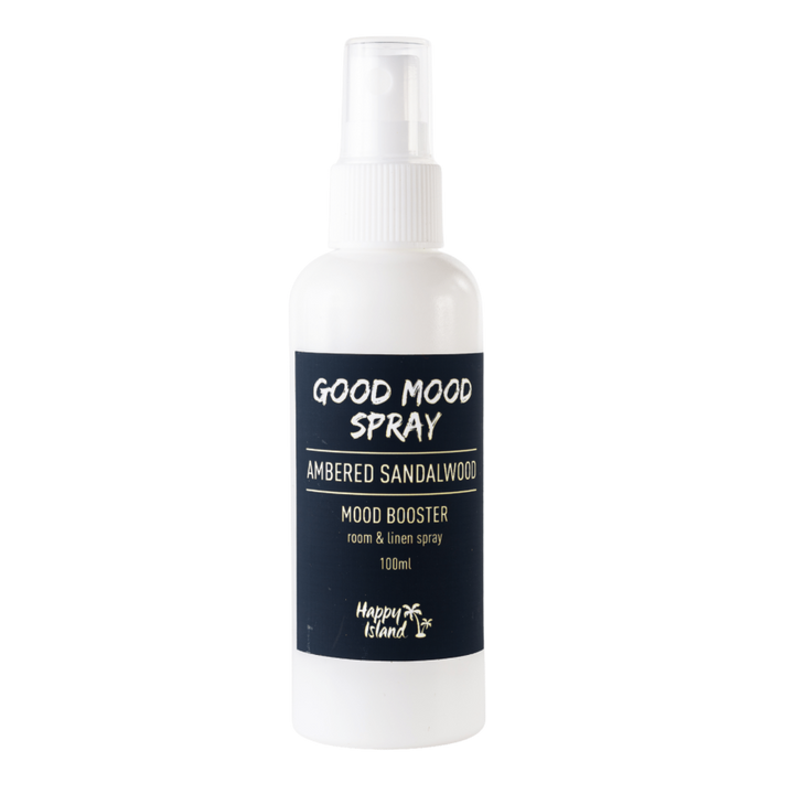 Happy Island Good Mood Spray in Ambered Sandalwood