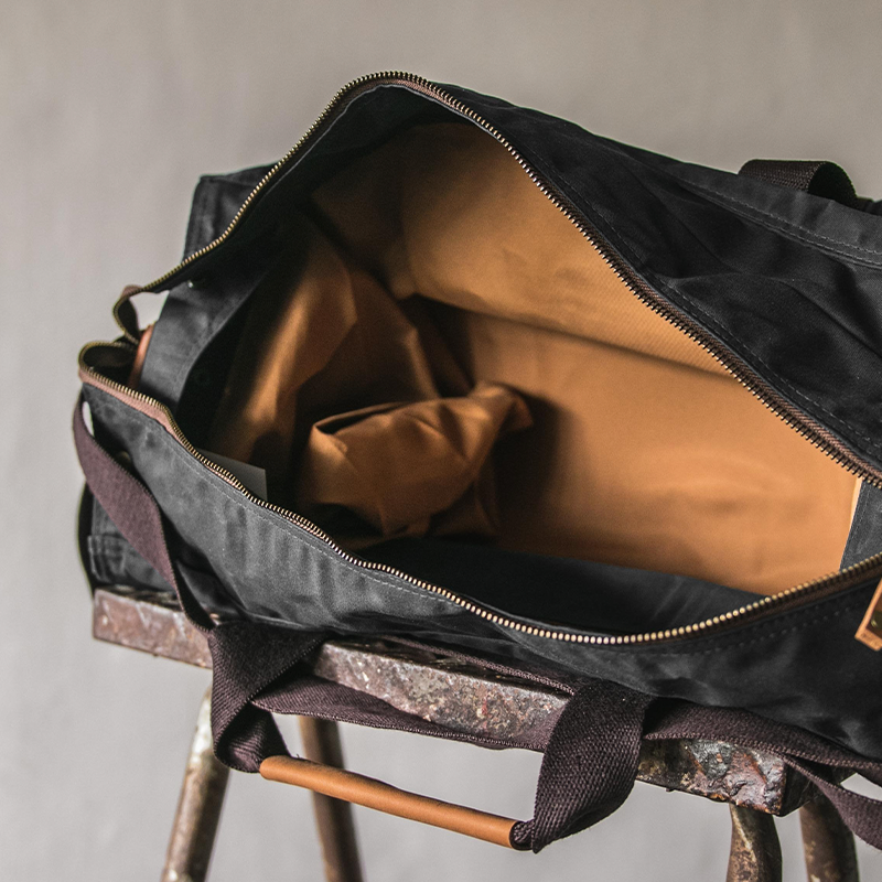 Gouache Hogarth Waxed Canvas Duffel Bag