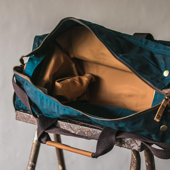 Gouache Hogarth Waxed Canvas Duffel Bag