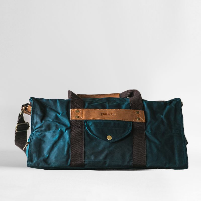 Gouache Hogarth Waxed Canvas Duffel Bag