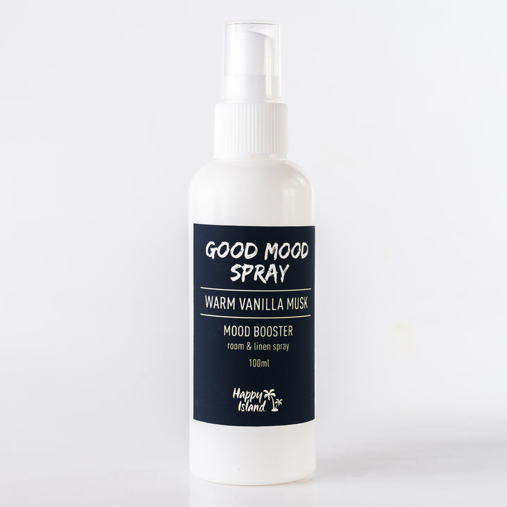 Happy Island Good Mood Spray in Warm Vanilla Musk