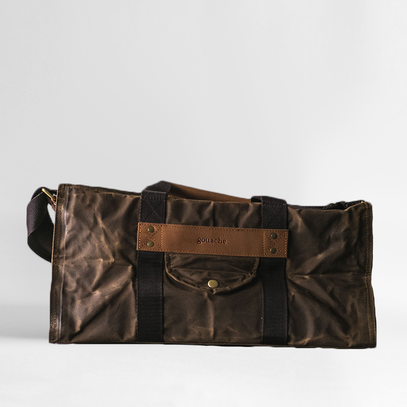 Gouache Hogarth Waxed Canvas Duffel Bag