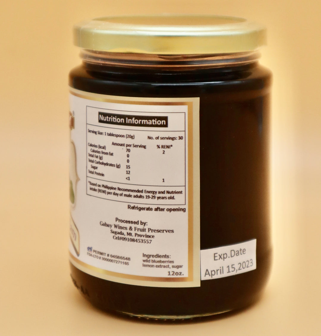 Gabay Wines and Fruit Preserves Mulberry Jam