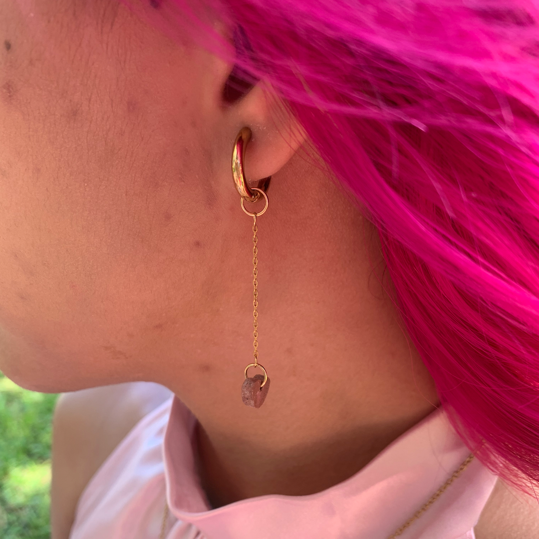 Hirayas Cupid's Drop Hearts Earrings