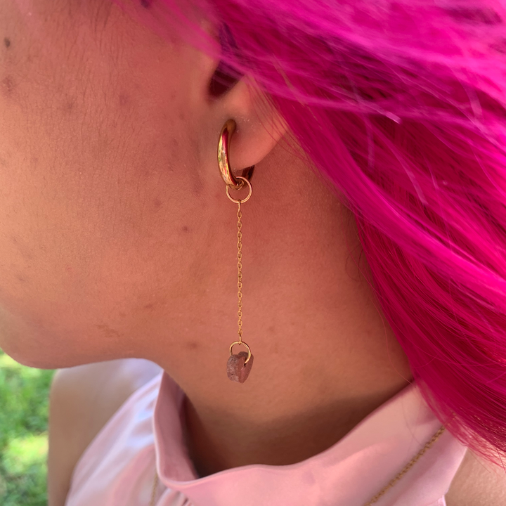 Hirayas Cupid's Drop Hearts Earrings