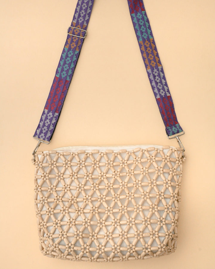 HABI Footwear and Lifestyle Amelia Langkit Weave Beaded Bag