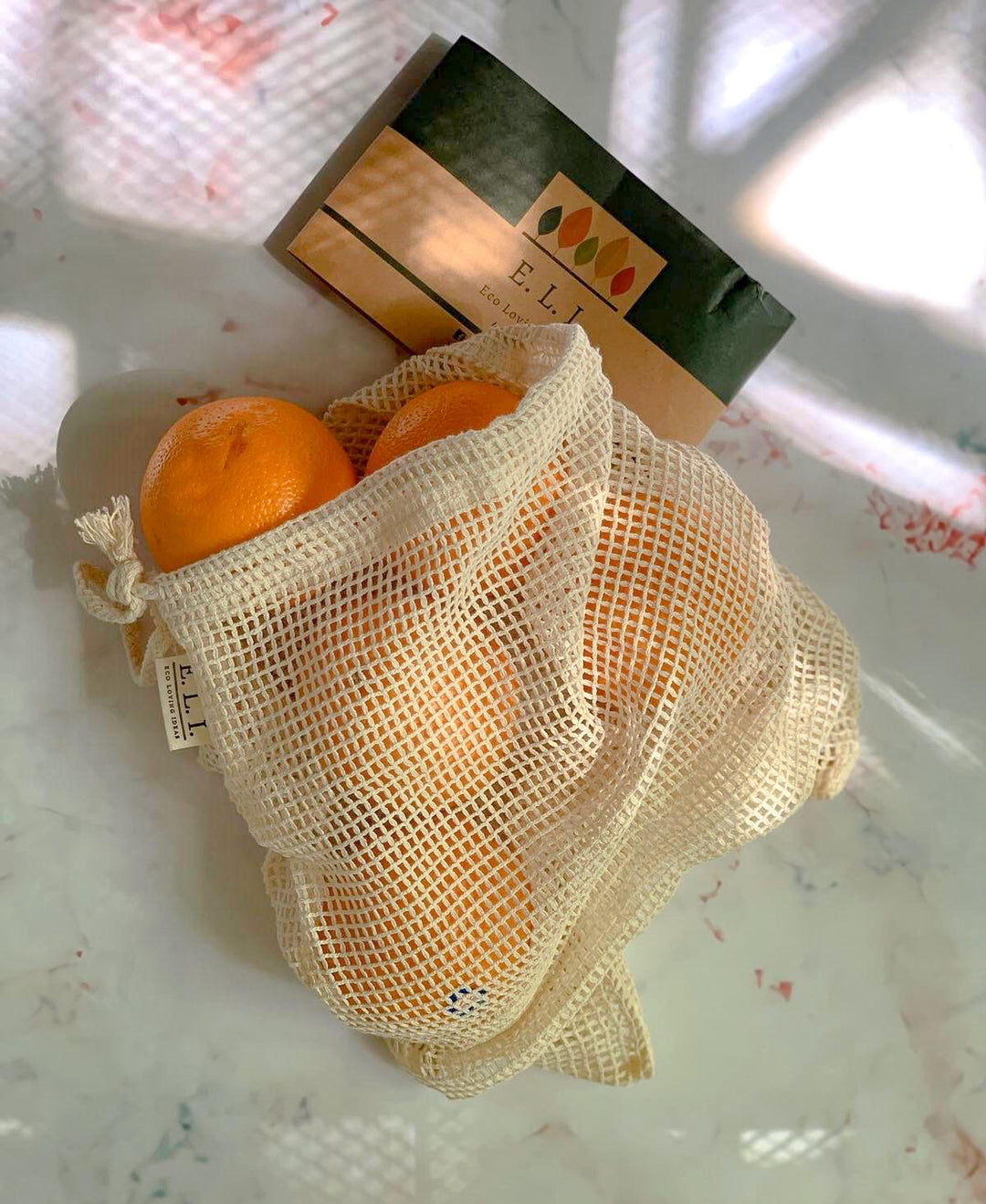 Eco-Loving Ideas Cotton Mesh Produce Bags