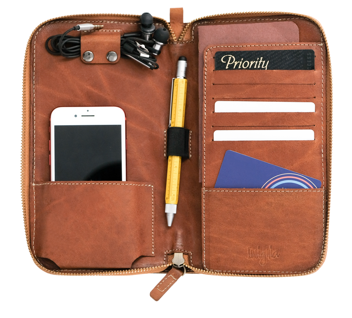 Kato Accountant Leather Travel Wallet - Roots Collective PH