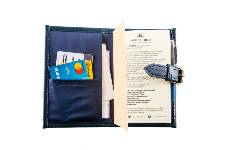 Pacem II Vegan Leather Buckled Notebook Sleeve - Roots Collective PH